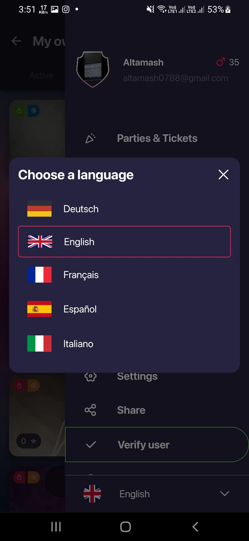 Select Language